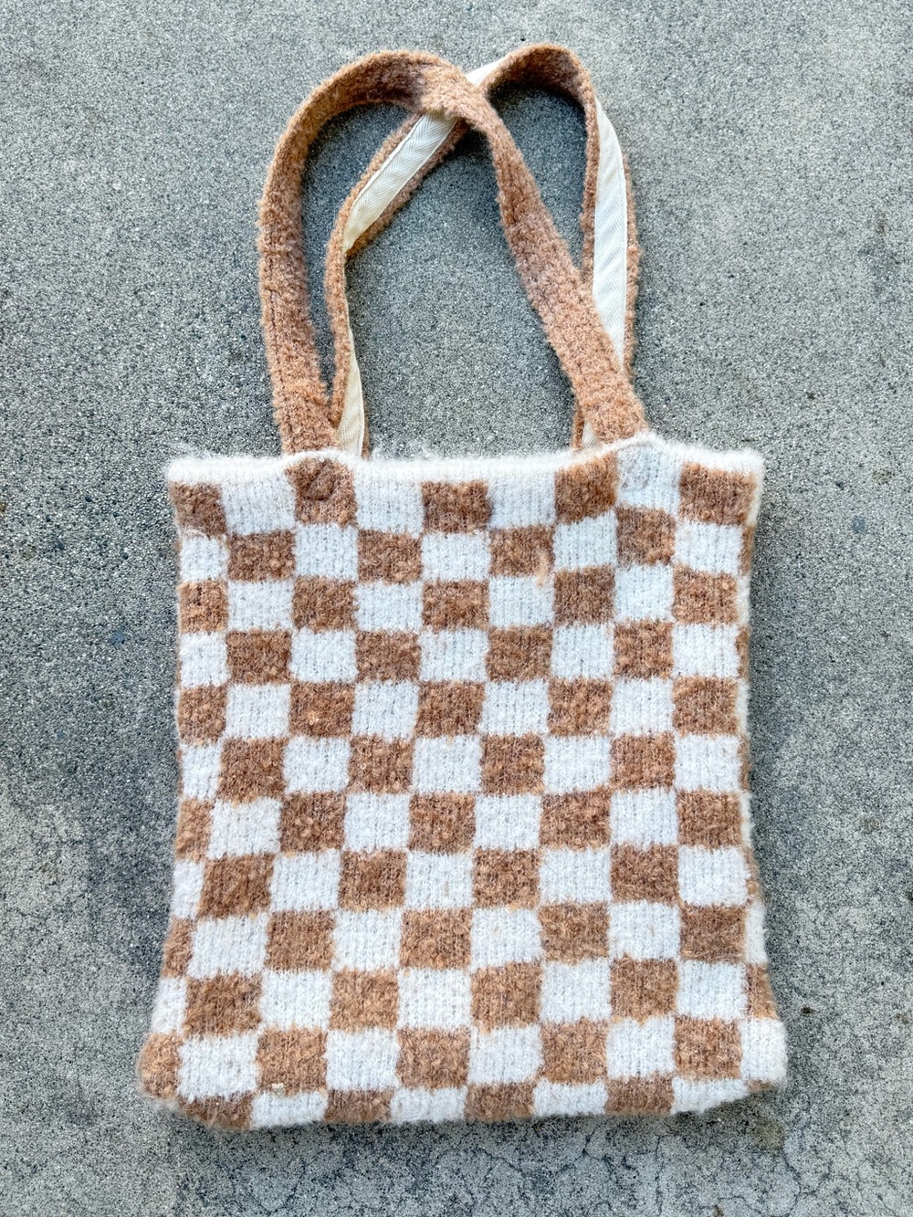 Free People checkers carry on tote bag - Picture 2 of 7